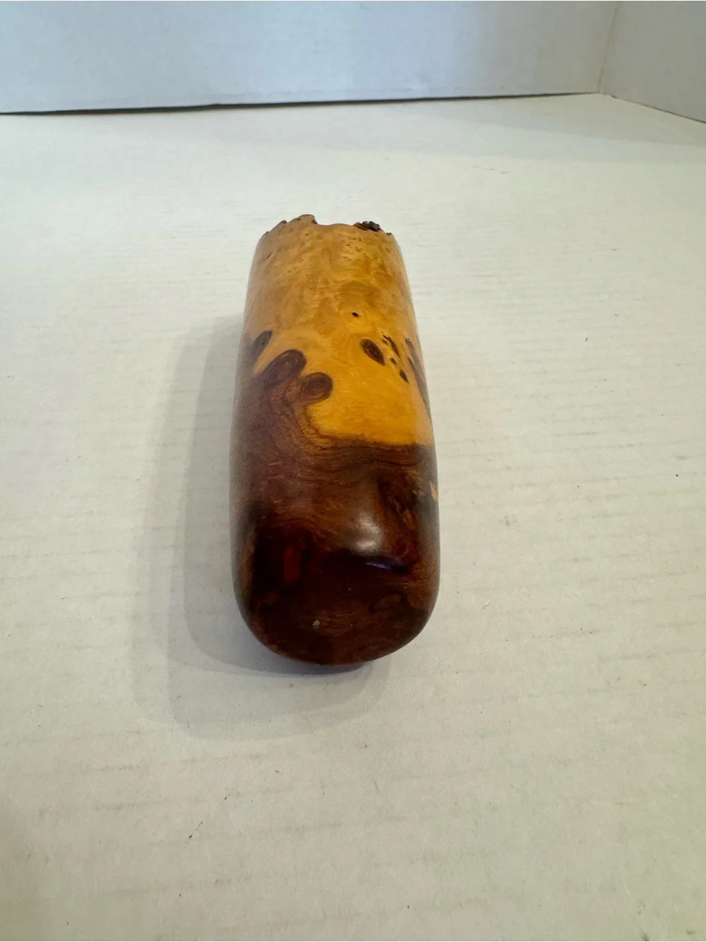 Amboyna Burl Wood Vase Natural Edge Flower Vase Artisan Crafted Sculpture Decor